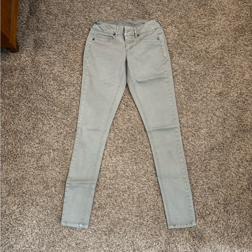 Like New - Maurice’s Colored Jeggings - Taupe/Grey
